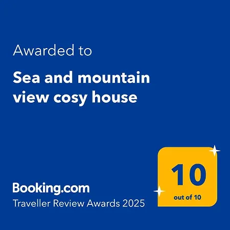 Sea And Mountain View Cosy House Ferienhaus *